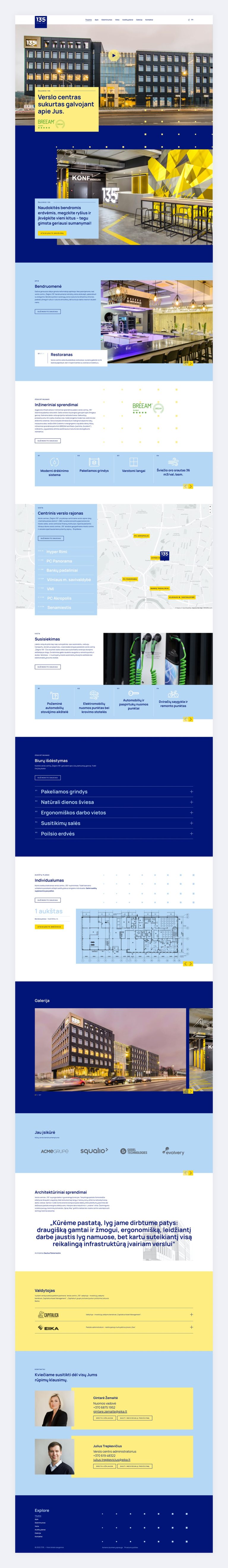 135.lt - reklaminės internetinės svetainės kūrimas