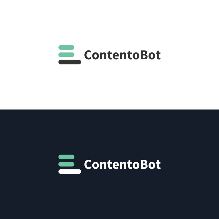 ContentoBot – logotipo kūrimas
