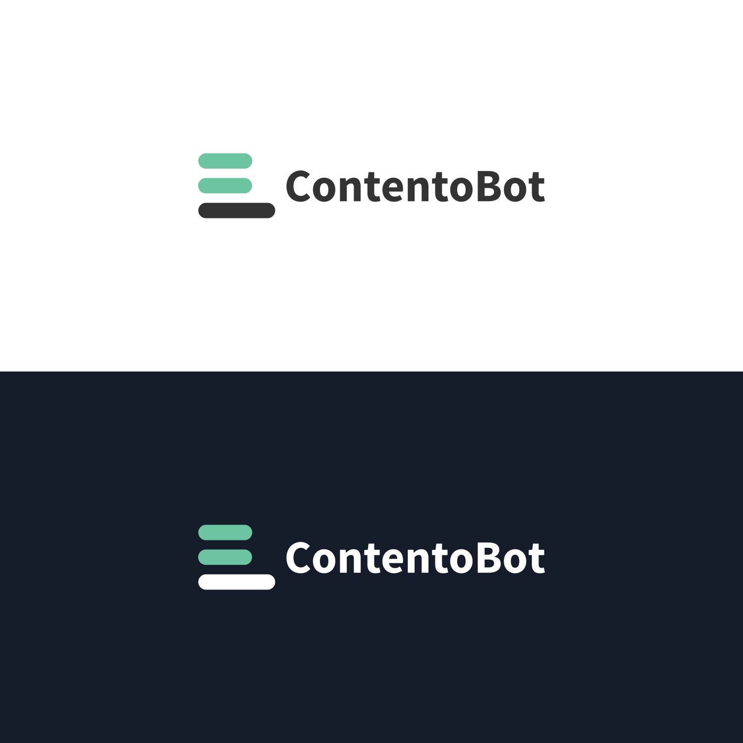 ContentoBot – logotipo kūrimas